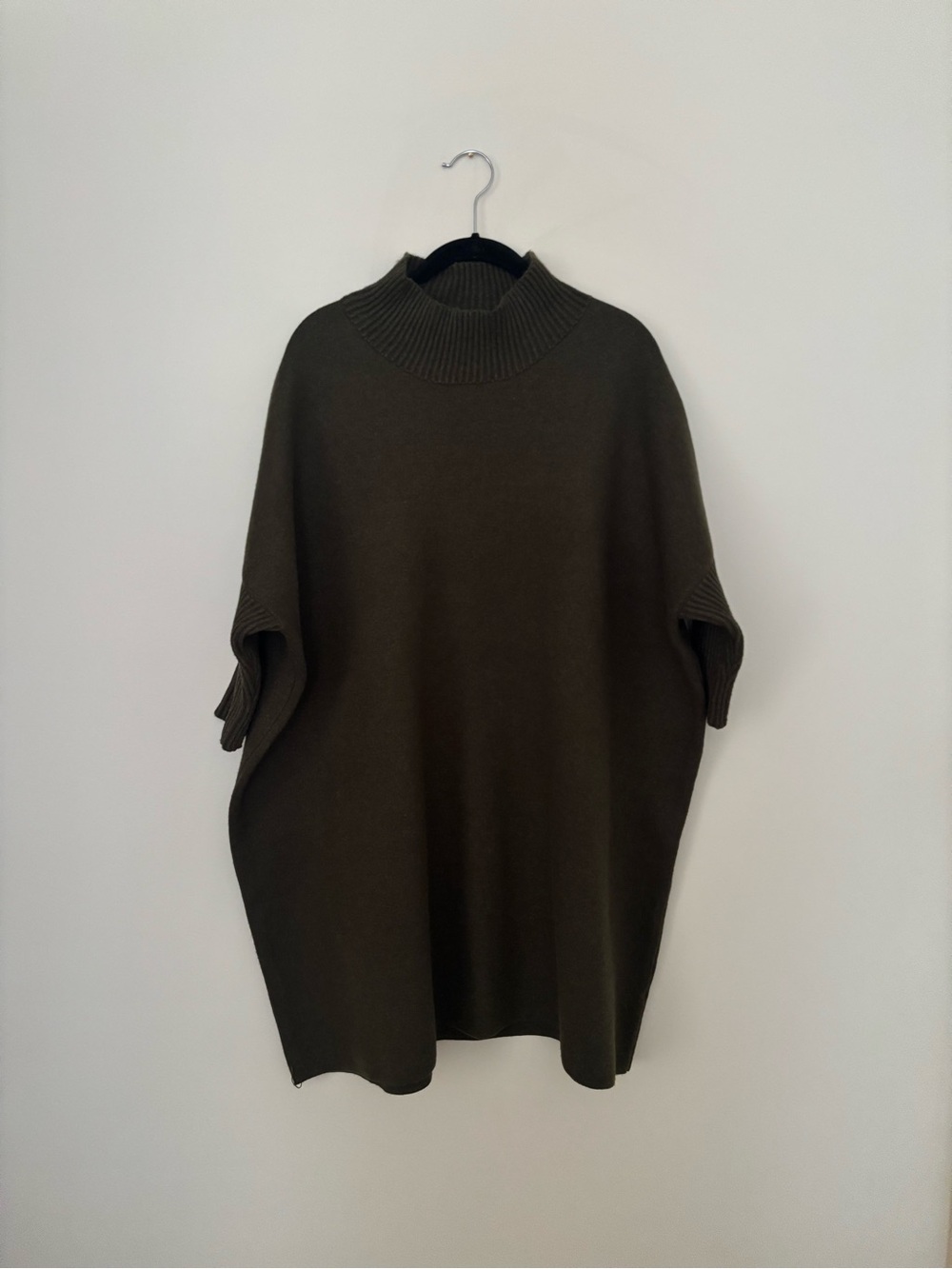 Kerisma Olive Green Turtleneck Sweater Dress